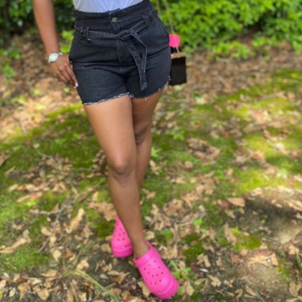 High Waist Denim Shorts